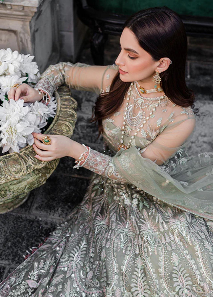 Heeriye By Izel Embroidered Net Suits Unstitched 4 Piece IZL23HR HF-1059 Naina - Festive Collection