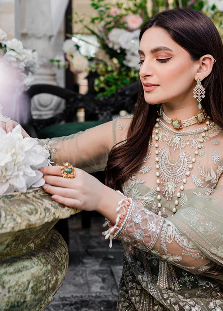 Heeriye By Izel Embroidered Net Suits Unstitched 4 Piece IZL23HR HF-1059 Naina - Festive Collection