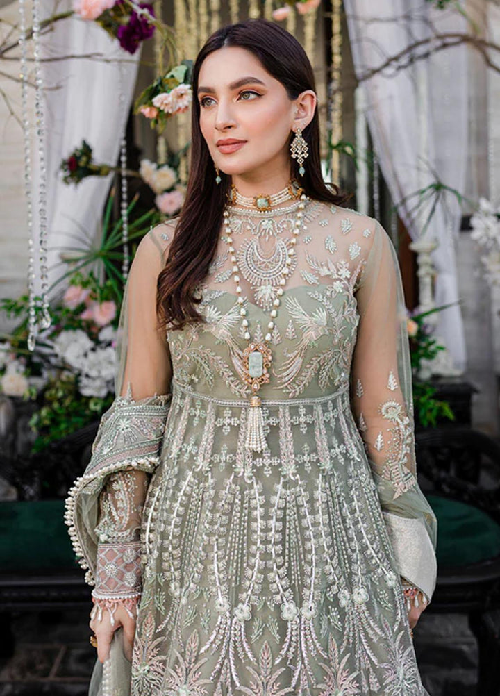 Heeriye By Izel Embroidered Net Suits Unstitched 4 Piece IZL23HR HF-1059 Naina - Festive Collection