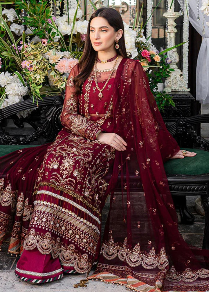Heeriye By Izel Embroidered Chiffon Suits Unstitched 3 Piece IZL23HR HF-1060 Sarang - Festive Collection
