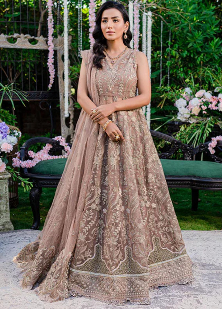 Heeriye By Izel Embroidered Organza Suits Unstitched 4 Piece IZL23HR HF-1061 Madno - Festive Collection