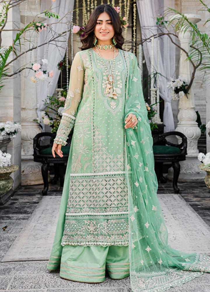 Heeriye By Izel Embroidered Chiffon Suits Unstitched 4 Piece IZL23HR HF-1064 Sakhi - Festive Collection