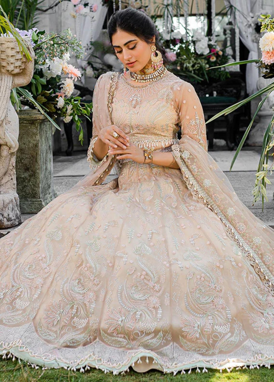 Heeriye By Izel Embroidered Net Suits Unstitched 4 Piece IZL23HR HF-1067 Jhoom - Festive Collection