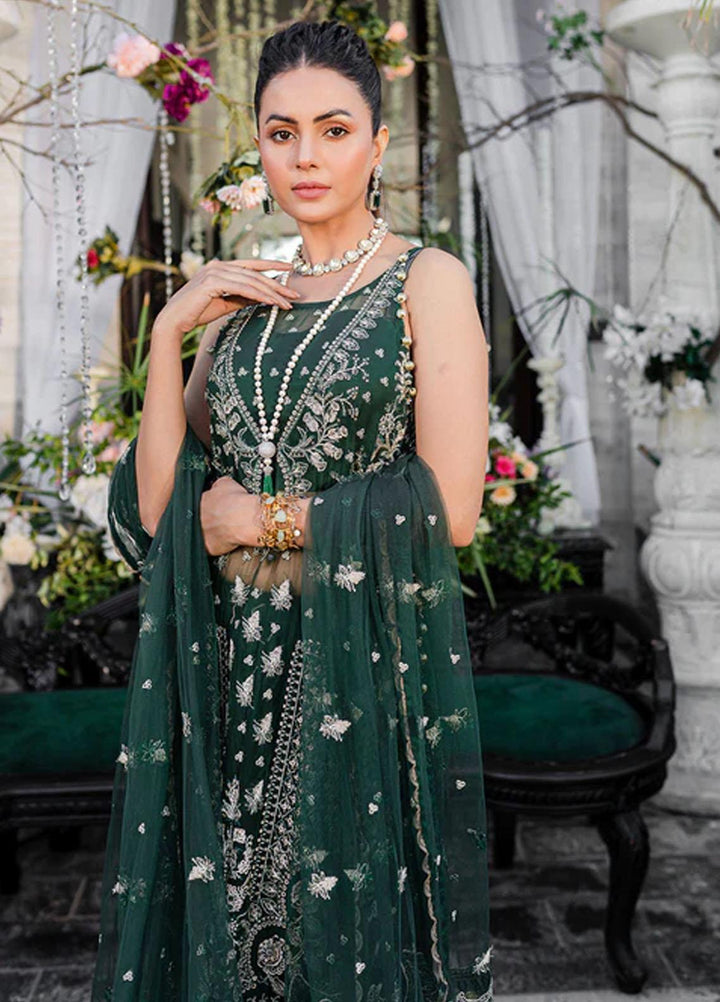 Heeriye By Izel Embroidered Chiffon Suits Unstitched 4 Piece IZL23HR HF-1068 Zahenaseeb - Festive Collection