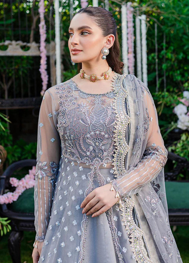 Heeriye By Izel Embroidered Net Suits Unstitched 4 Piece IZL23HR HF-1069 Jashn E Bahara - Festive Collection