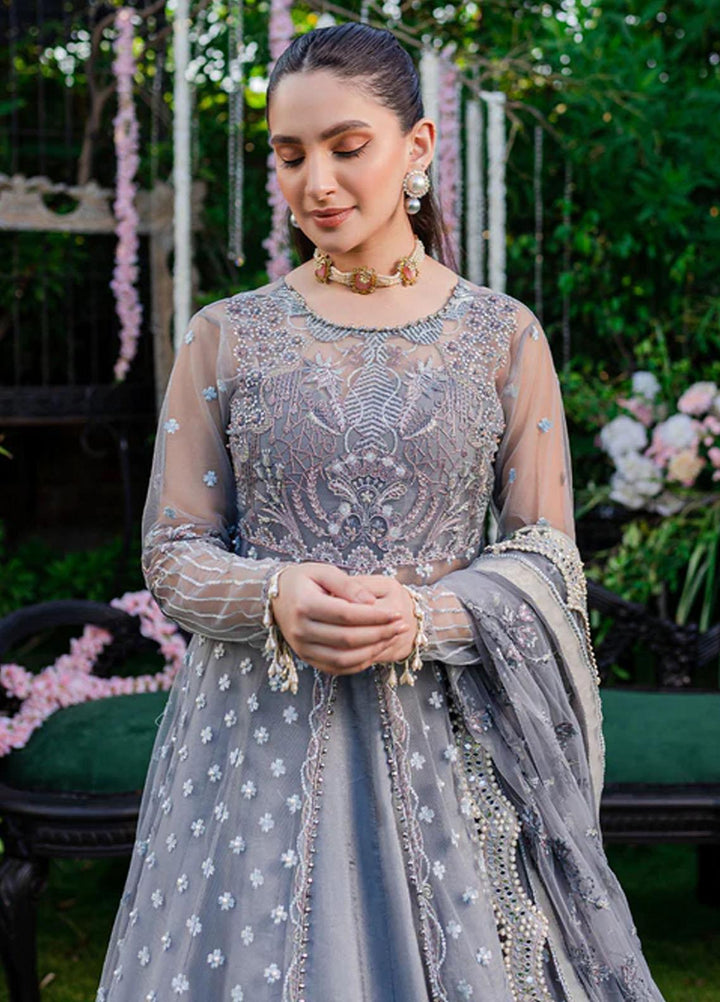 Heeriye By Izel Embroidered Net Suits Unstitched 4 Piece IZL23HR HF-1069 Jashn E Bahara - Festive Collection