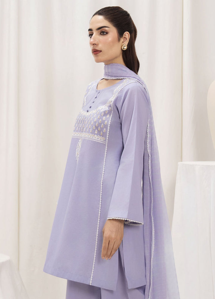 HEM Pret Embroidered Lawn 3 Piece Suit Butter Fly Blush