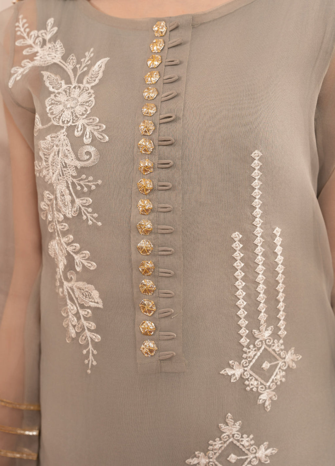 HEM Pret Embroidered Organza 3 Piece Suit Amal