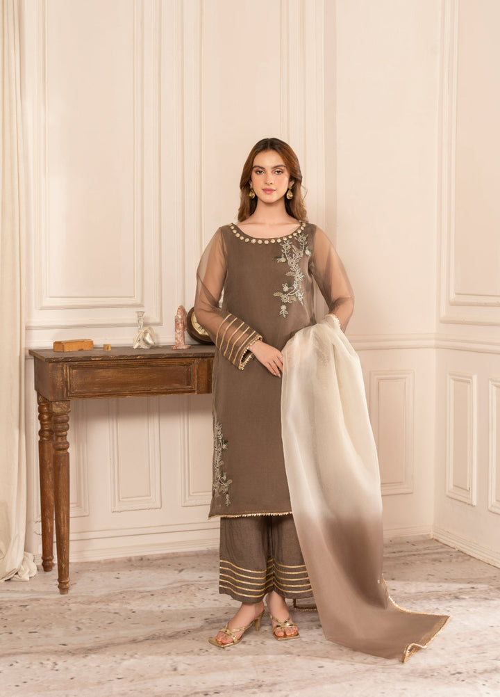 HEM Pret Embroidered Organza 3 Piece Suit Sanam