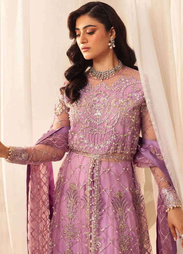 Hemline By Mushq Embroidered Suit Unstitched 3 Piece MQ24HA D-07 Heather - Formal Collection