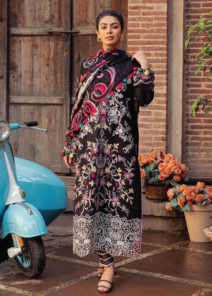 Hemline by Mushq Embroidered Lawn Suits Unstitched 3 Piece MQ23HMS HML23-5B MIA - Spring / Summer Collection