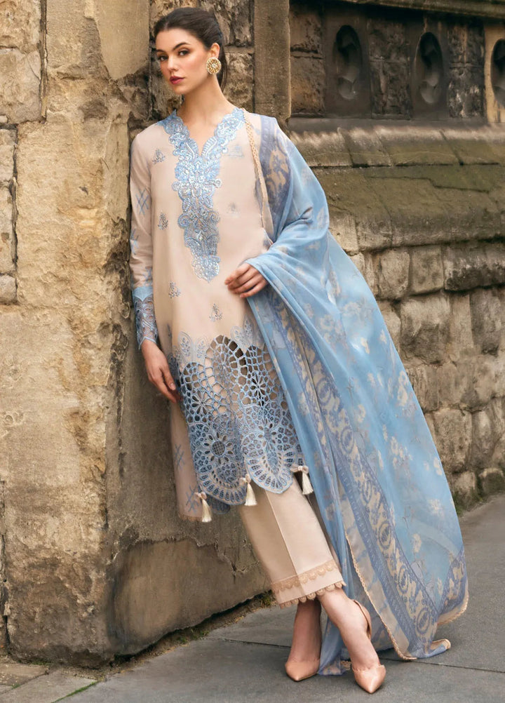 Hemline Odyssey By Mushq Embroidered Lawn Suit Unstitched 3 Piece MQ24H Mystical Muse - Summer Collection