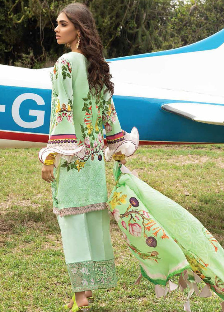 Hemline By Mushq Embroidered Chikankari Suits Unstitched 3 Piece MQ21H 14 Spring Bud - Spring / Summer Collection