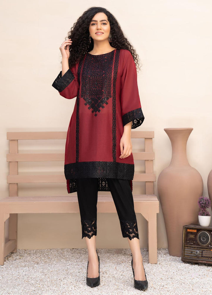 HemStitch Casual Pret  Lawn Kurti HS22BL Gul