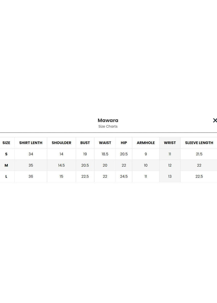 HemStitch Casual Pret  Lawn Kurti HS22BL Mawara