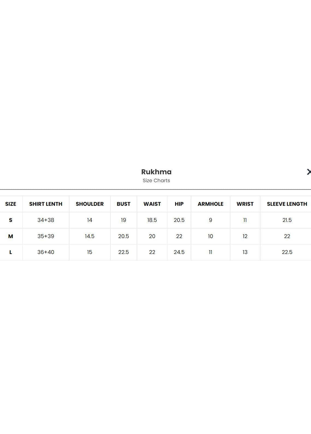 HemStitch Casual Pret  Lawn Kurti HS22BL Rukhma