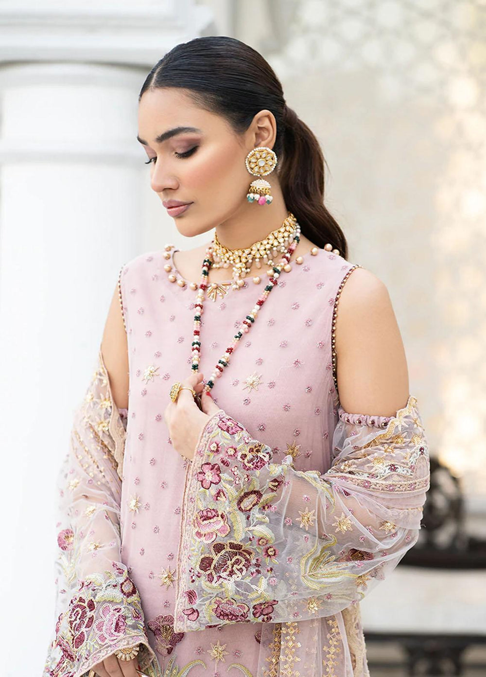 HemStitch Luxury Pret  Net 3 Piece Suit HST22LF HL02 HIRAL