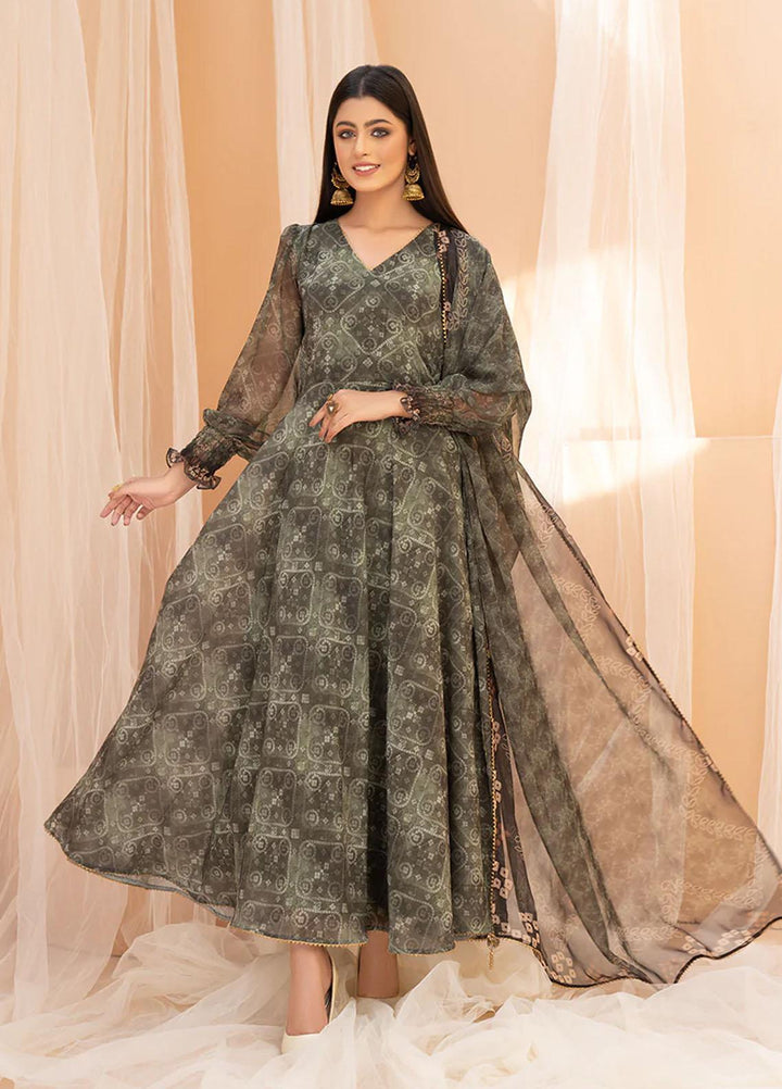 HemStitch Luxury Pret  Chiffon 3 Piece Suit Alizeh