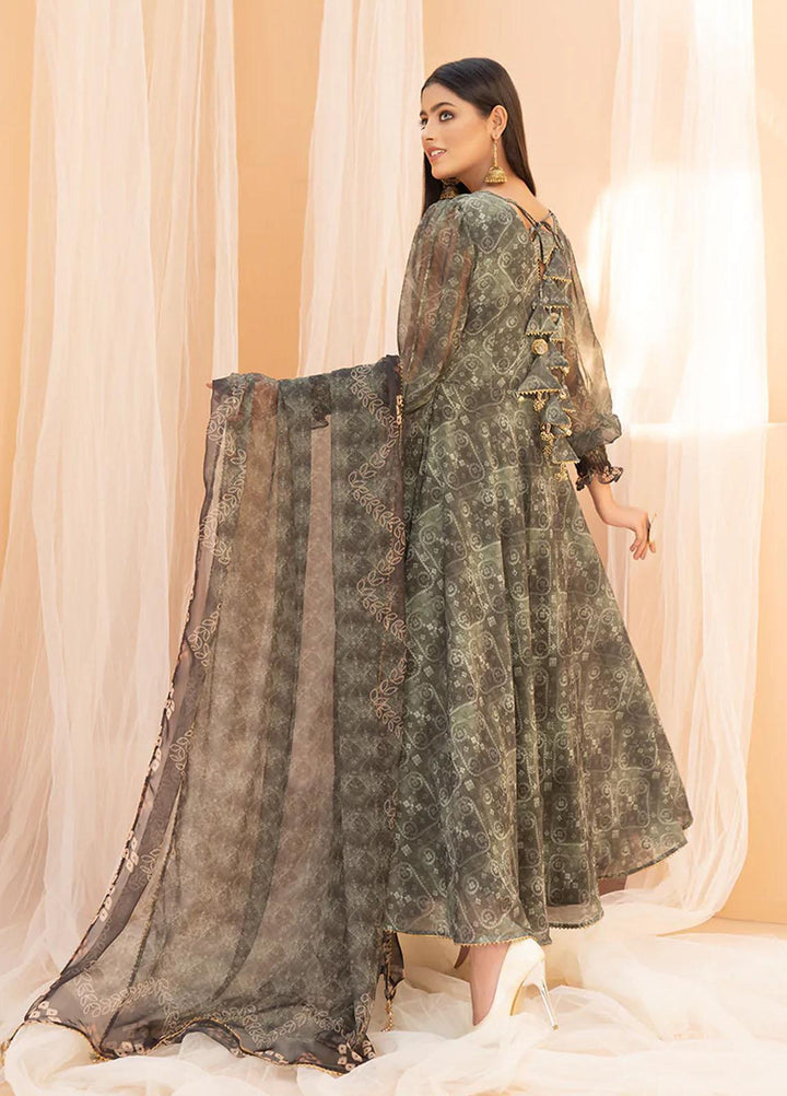 HemStitch Luxury Pret  Chiffon 3 Piece Suit Alizeh