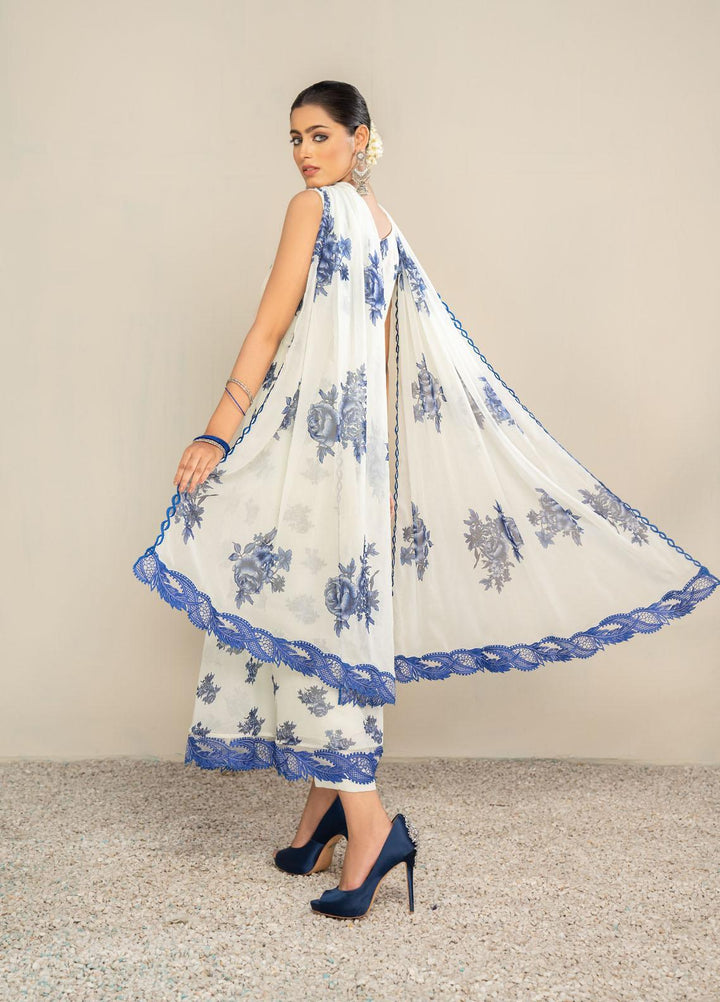 HemStitch Luxury Pret  Chiffon 3 Piece Dress HST22PE Deena PE-03