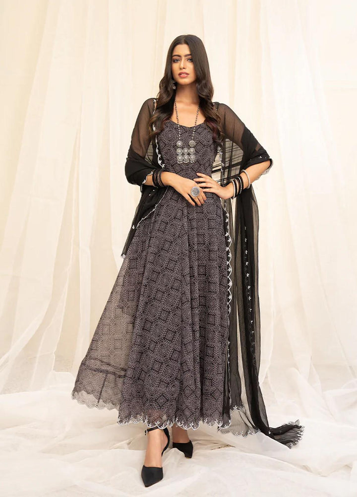 HemStitch Luxury Pret  Chiffon 3 Piece Dress HST22PE Eliana PE-05