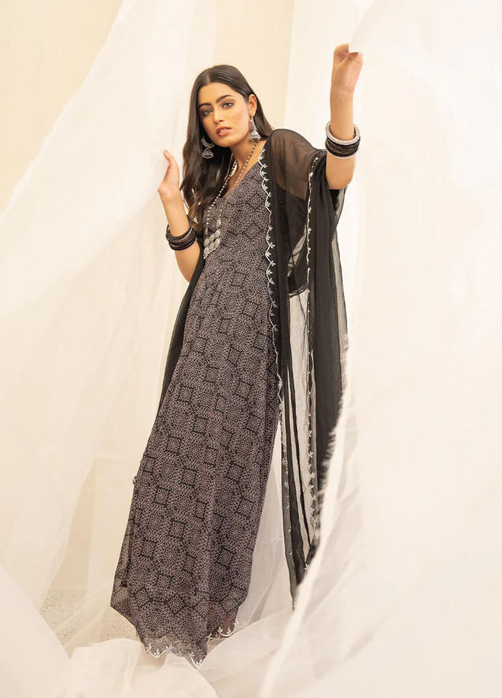 HemStitch Luxury Pret  Chiffon 3 Piece Dress HST22PE Eliana PE-05