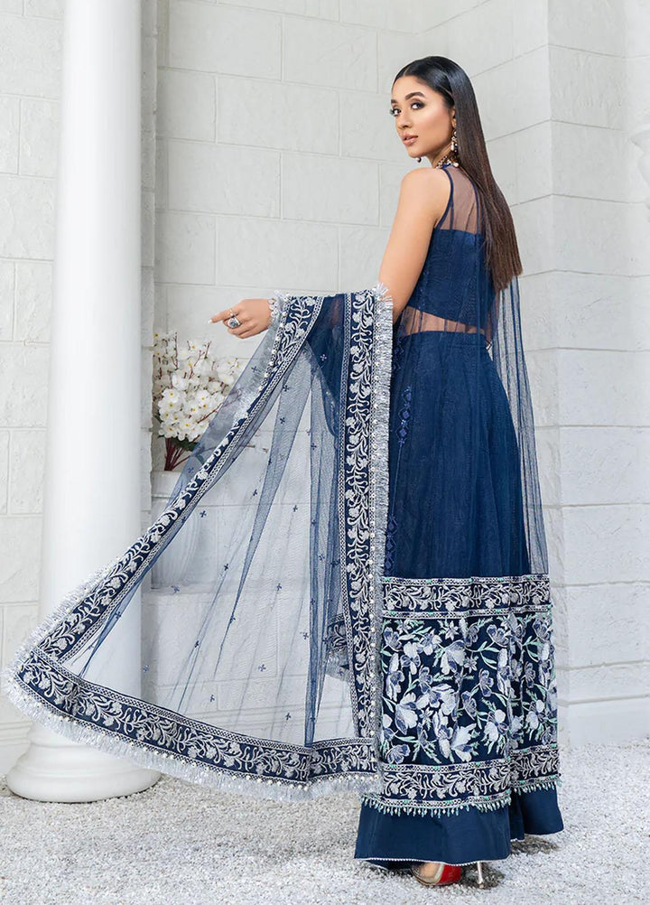 HemStitch Luxury Pret Embroidered Net 3 Piece Dress Rut HL-04