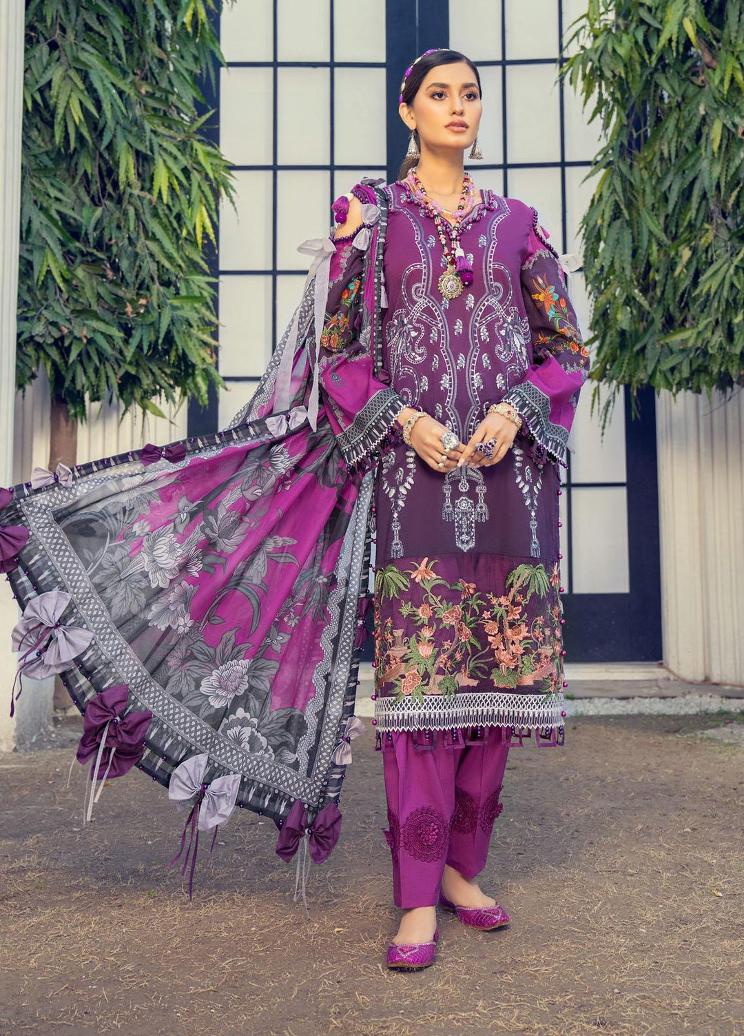HemStitch Pret Embroidered Lawn 3 Piece HS22S HL-003 SAVEH