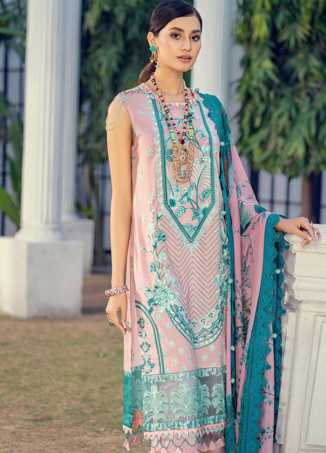 HemStitch Pret Embroidered Lawn 3 Piece HS22S HL-006 URMIA