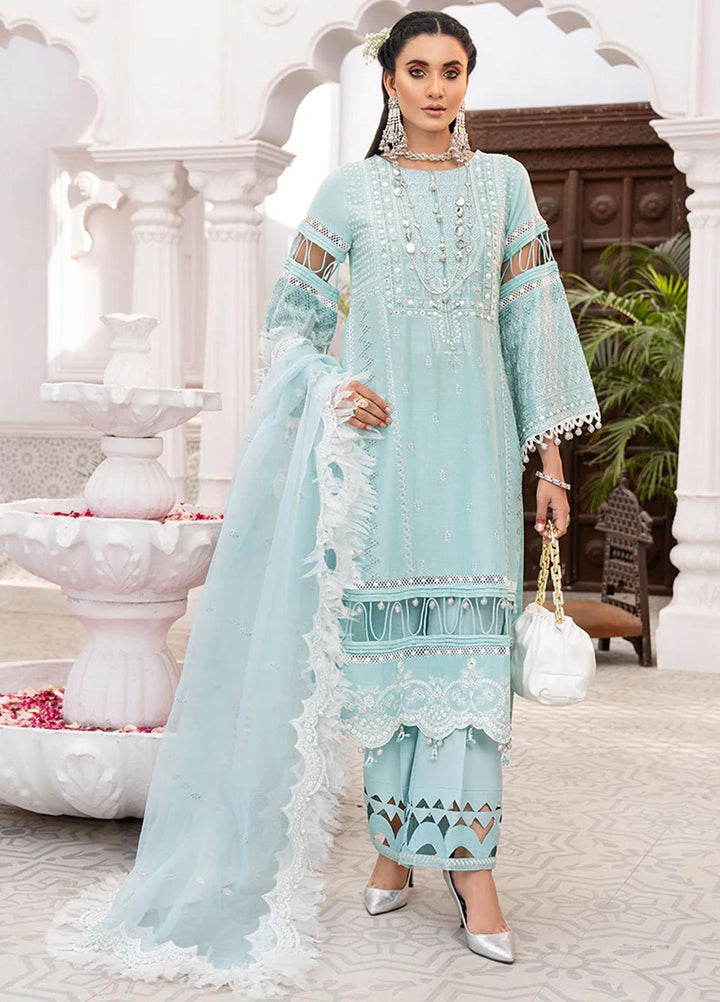 HemStitch Pret Embroidered Lawn 3 Piece Suit HV-07 Esra