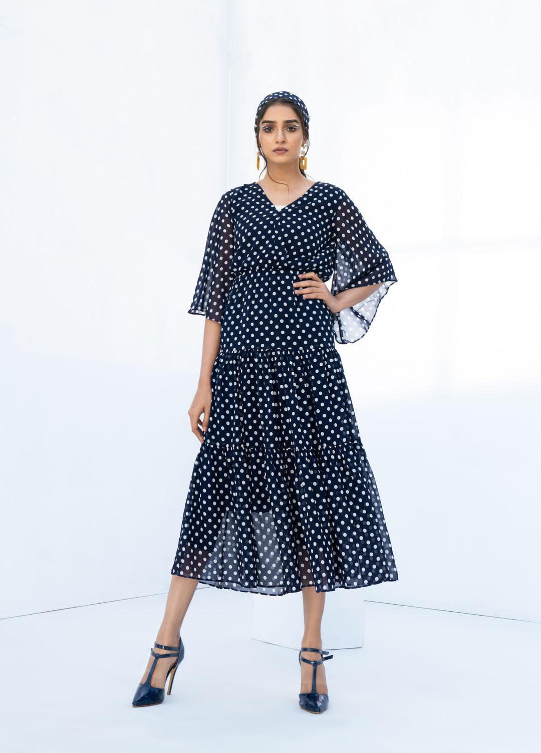 HemStitch Western Wear  Georgette 1 Piece Dress HS22WR Stella