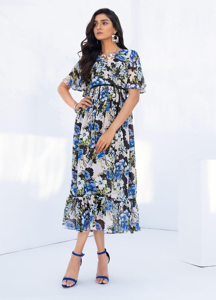 HemStitch Western Wear  Georgette 1 Piece Dress HS22WR Julia