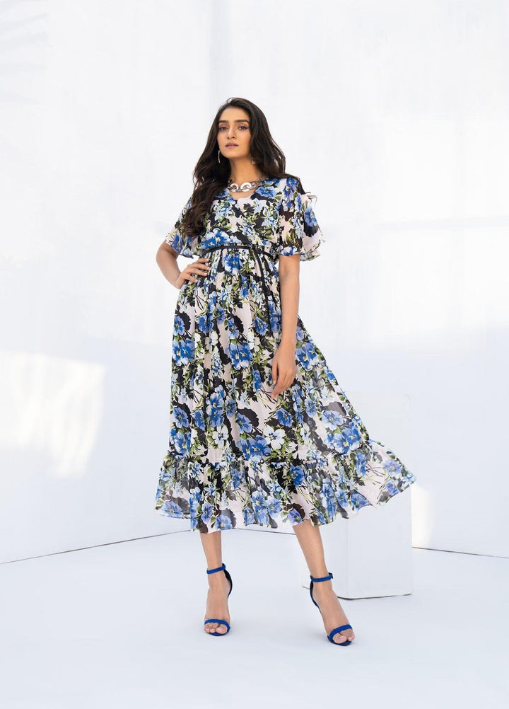 HemStitch Western Wear  Georgette 1 Piece Dress HS22WR Julia