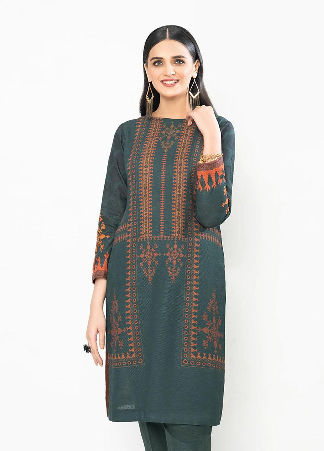 HemStitch Casual Pret  Khaddar 2 Piece Suit HST22WP Emily