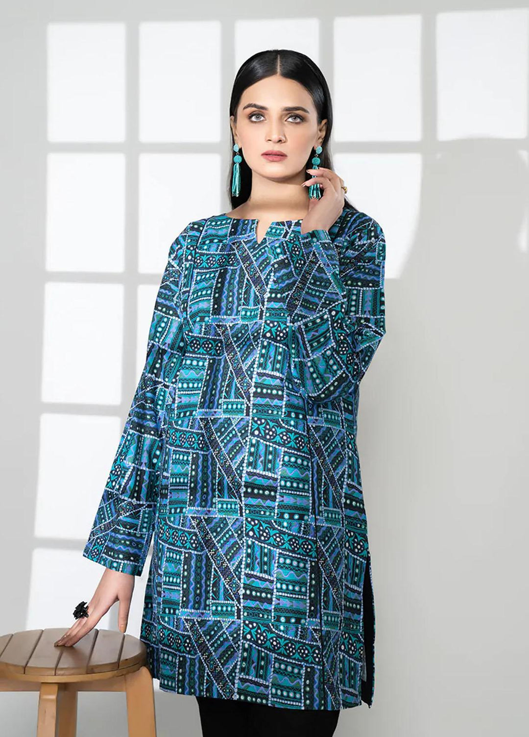 HemStitch Casual Pret  Khaddar 2 Piece Suit HST22WP Tara