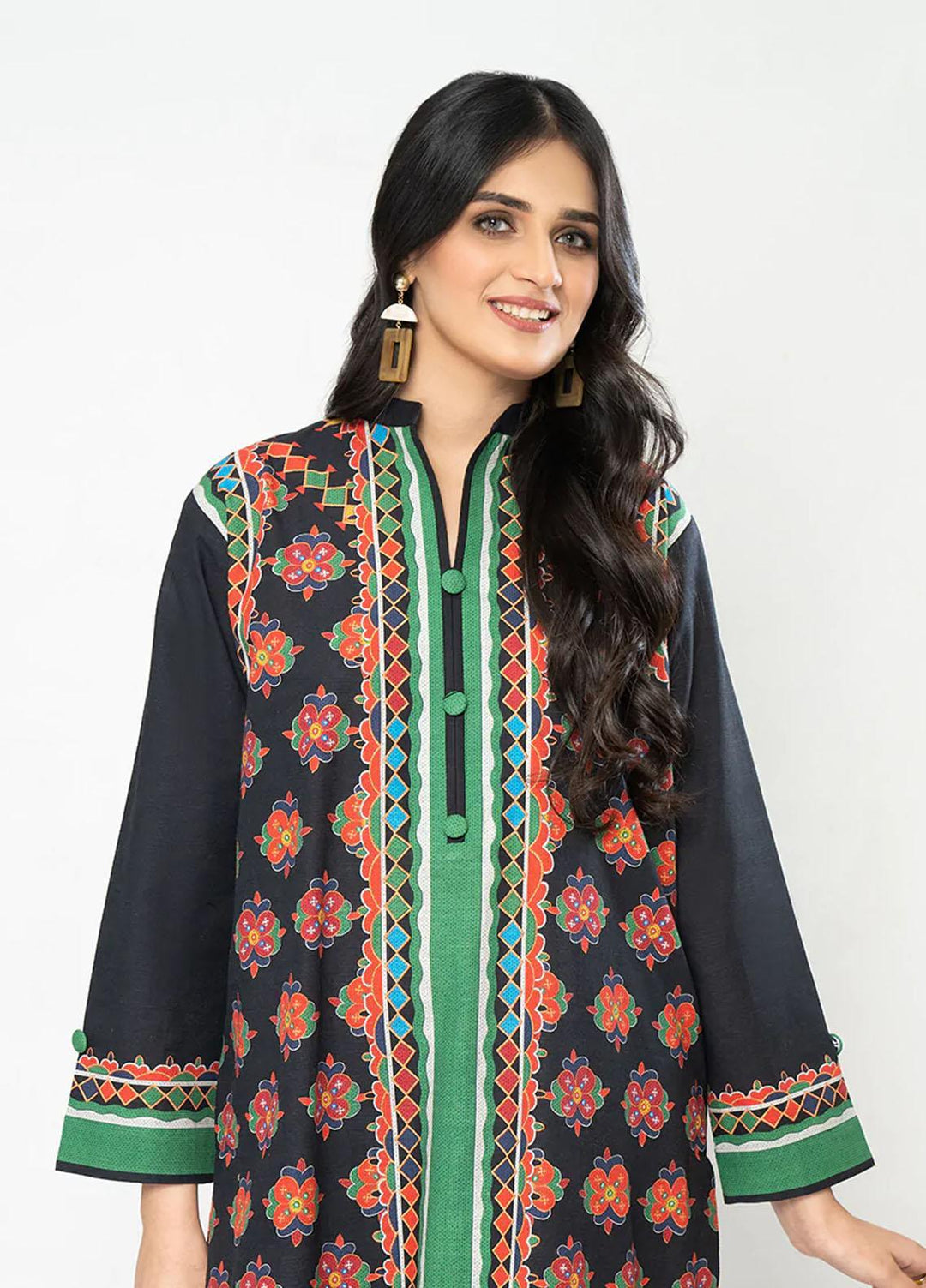 HemStitch Casual Pret  Khaddar 2 Piece Suit HST22WP Kiara