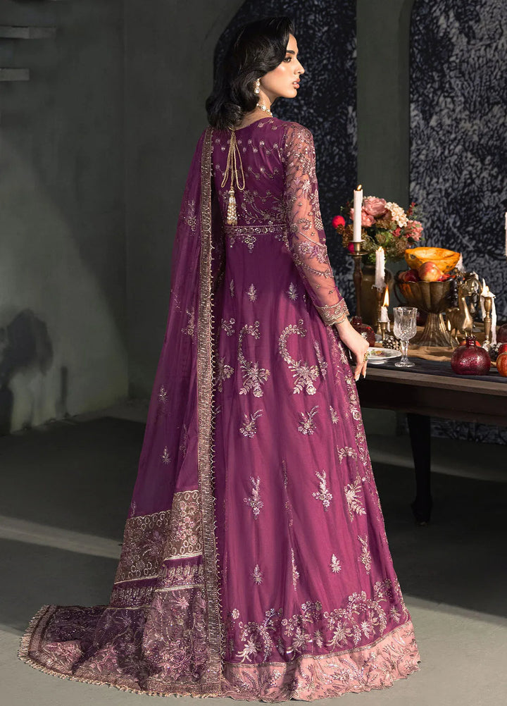 Heritage by Zarif Embroidered Net Suit Unstitched 3 Piece ZR25UF ZHF-02 Tiffany - Formals Collection