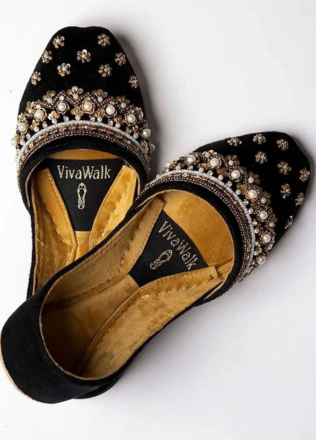 Heritage Hue By Vivawalk Festive Style Khussa Majestic Midnight