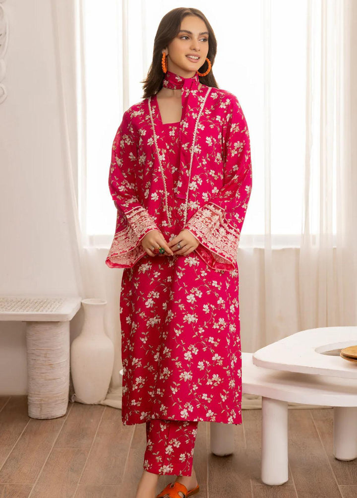 Esra Fashion Pret Casual Viscose 2 Piece Suit HDW-23-03