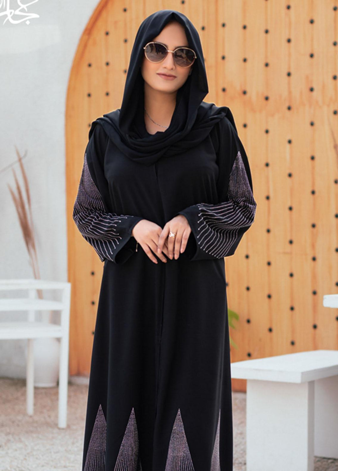Hijab ul Ameer  Nida Casual Abaya Glitter