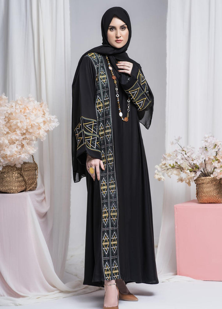 Hijab ul Ameer  Nida Casual Abaya JS-857 Majestic Midnight