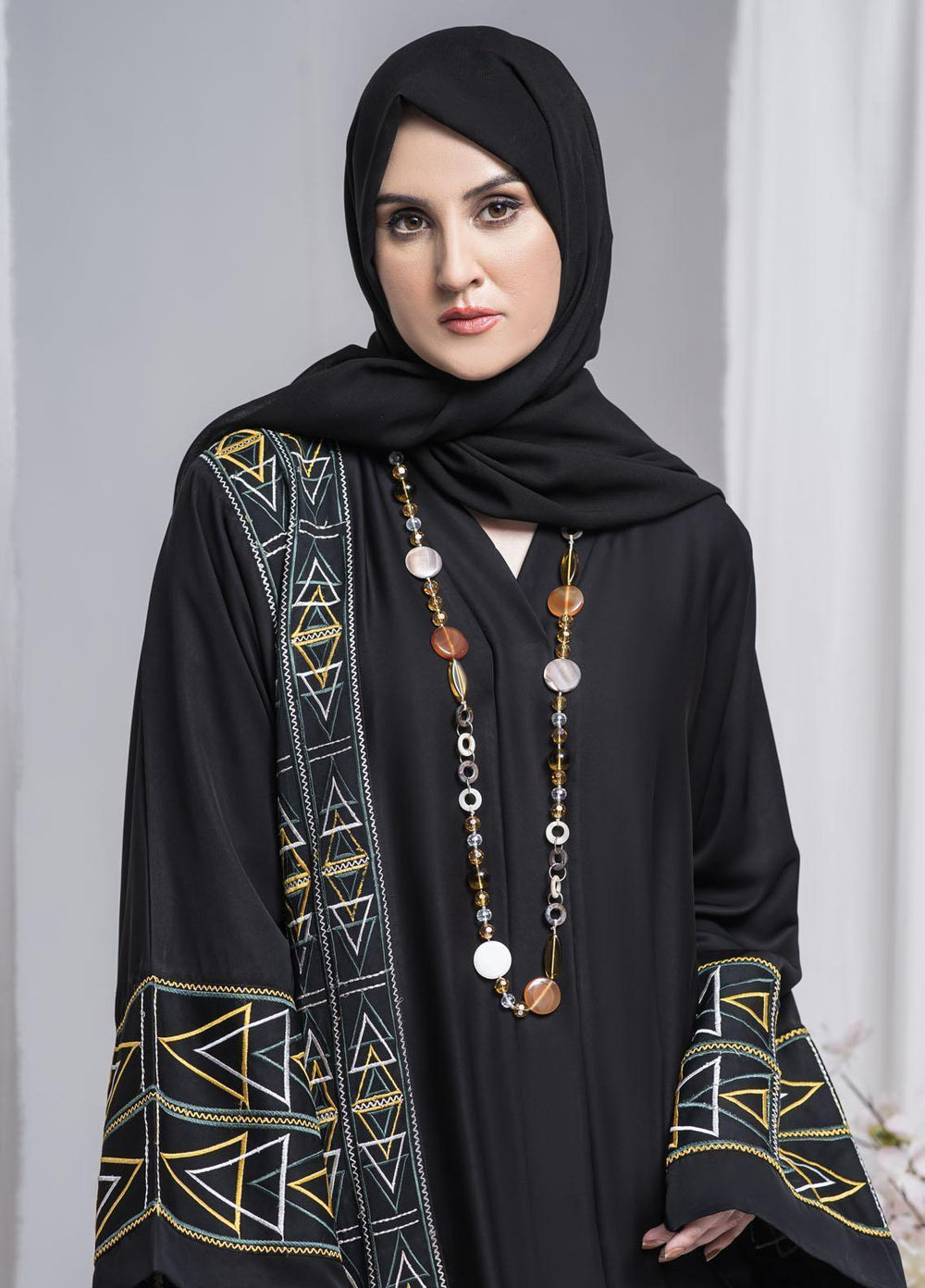 Hijab ul Ameer  Nida Casual Abaya JS-857 Majestic Midnight