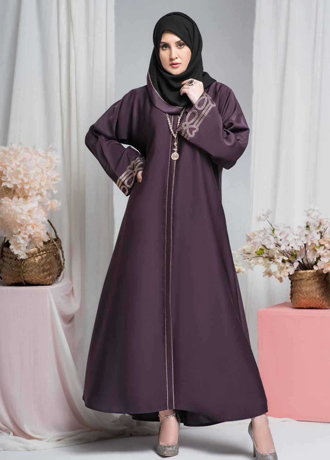 Hijab ul Ameer  Nida Casual Abaya JS-864 Shahposh