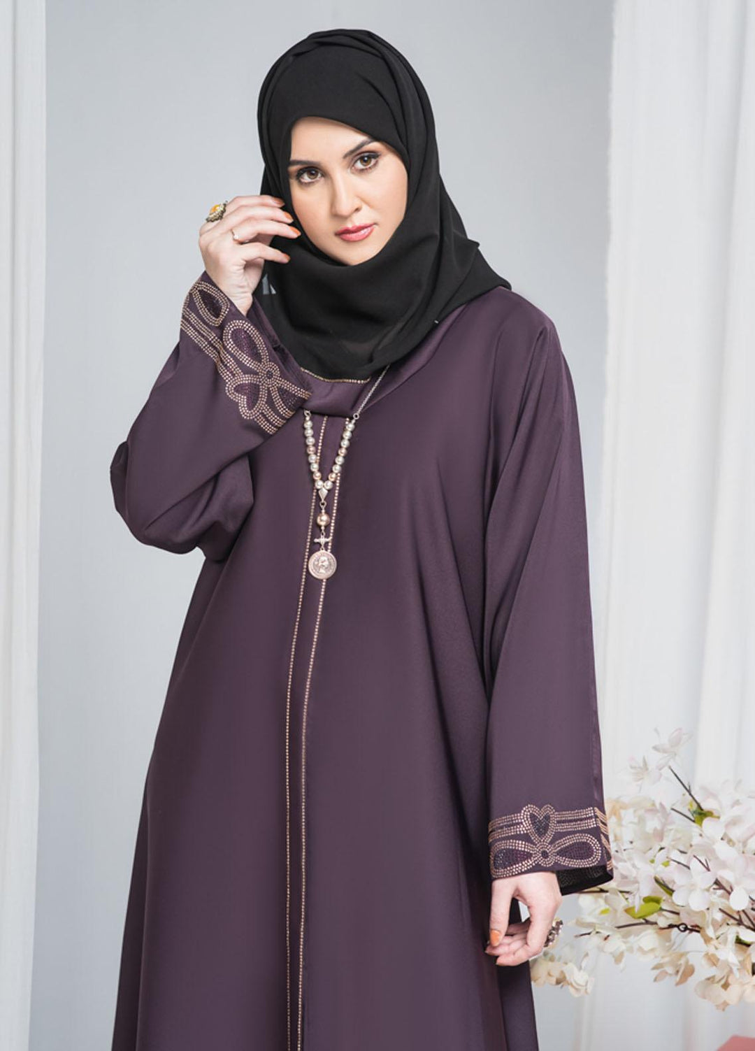Hijab ul Ameer  Nida Casual Abaya JS-864 Shahposh