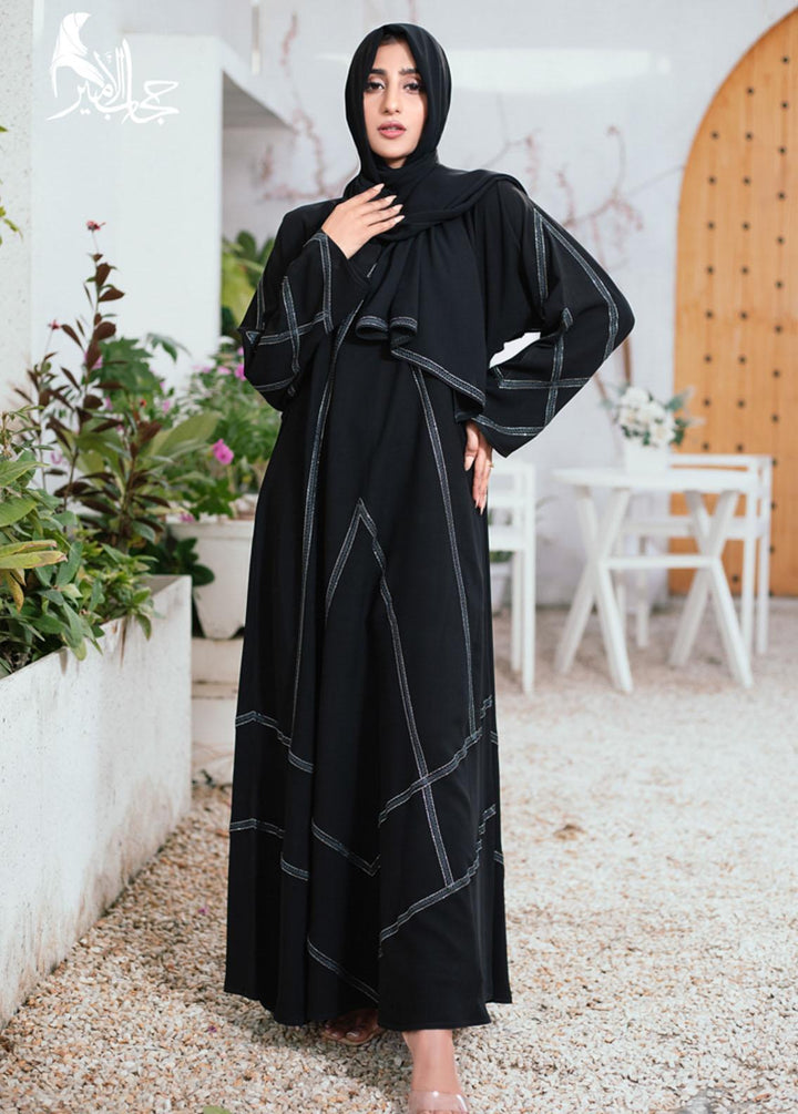 Hijab ul Ameer  Nida Casual Abaya JS-922 Nocturnal Opulence