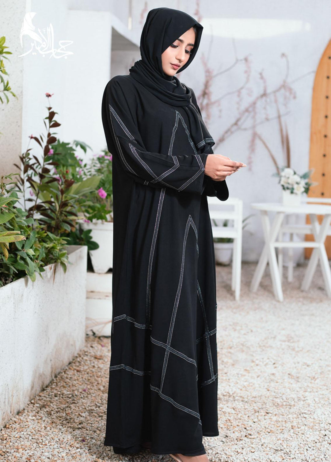 Hijab ul Ameer  Nida Casual Abaya JS-922 Nocturnal Opulence