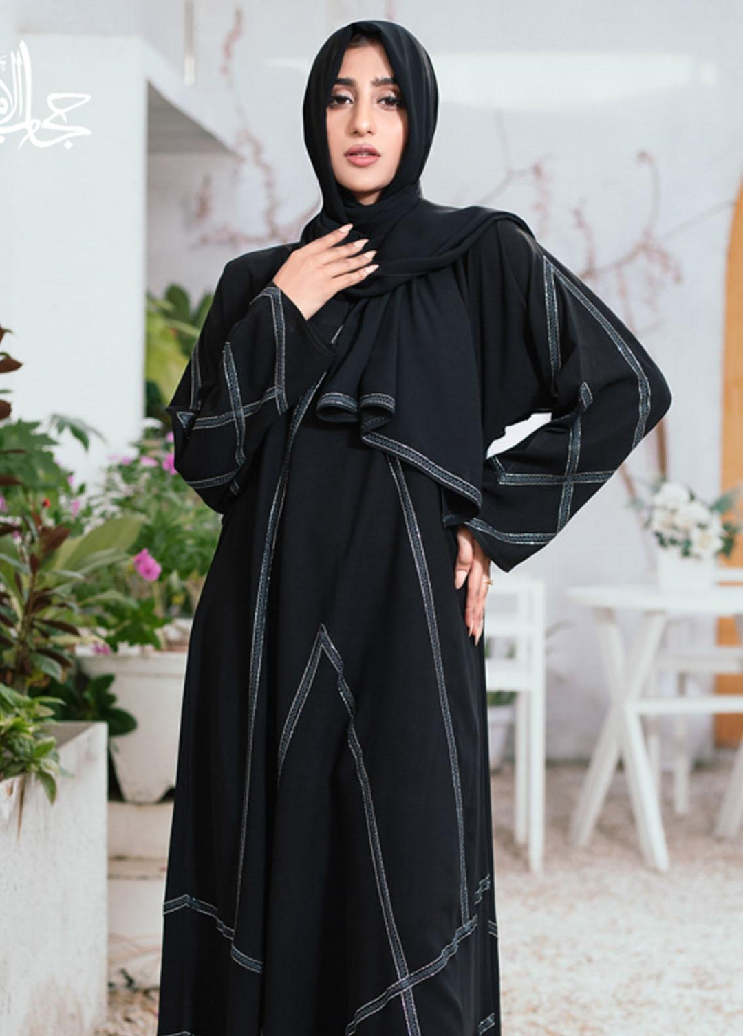 Hijab ul Ameer  Nida Casual Abaya JS-922 Nocturnal Opulence