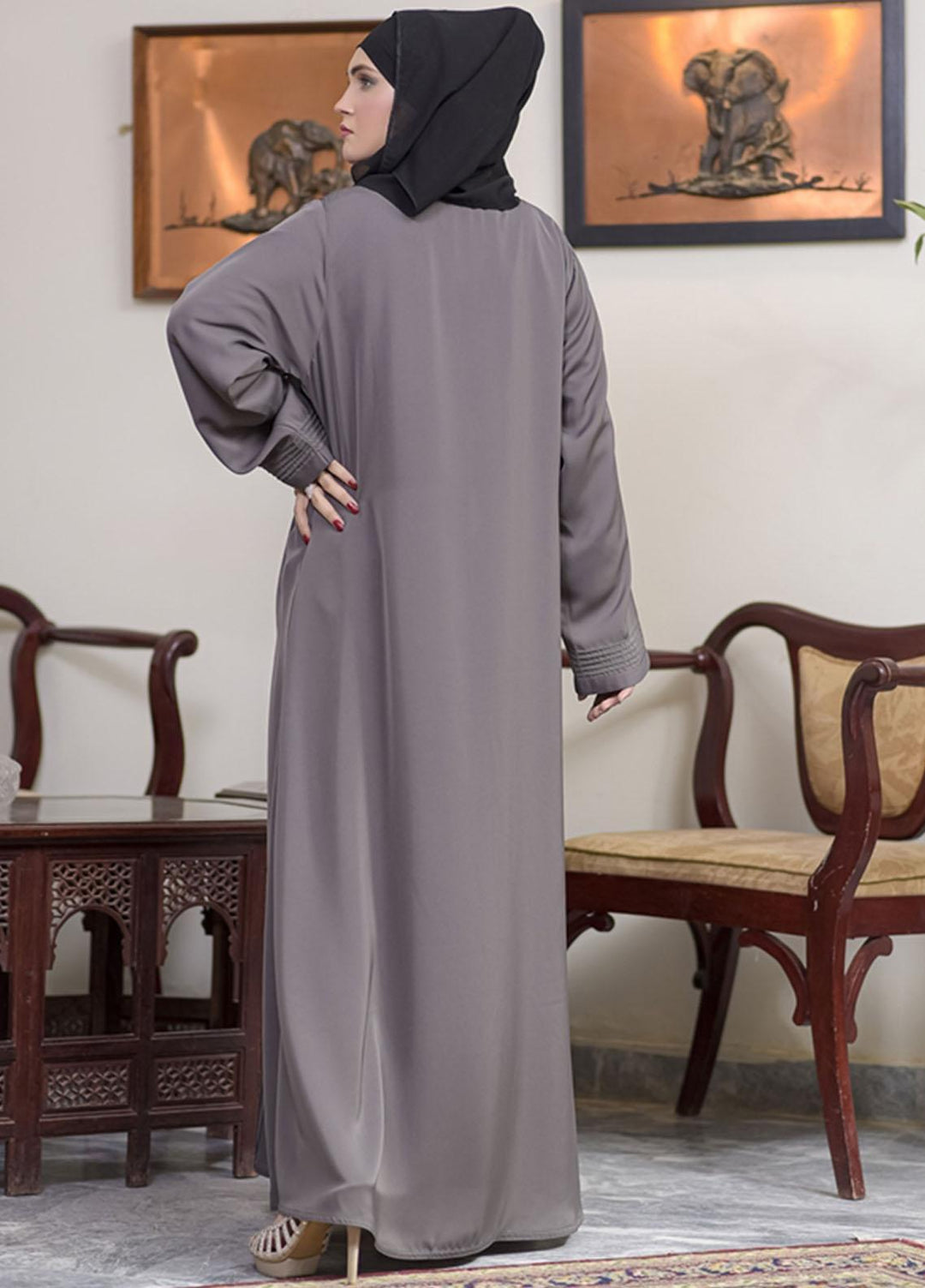 Hijab ul Hareem Designer Nida Stitched Abaya HH21W 0118-R-199