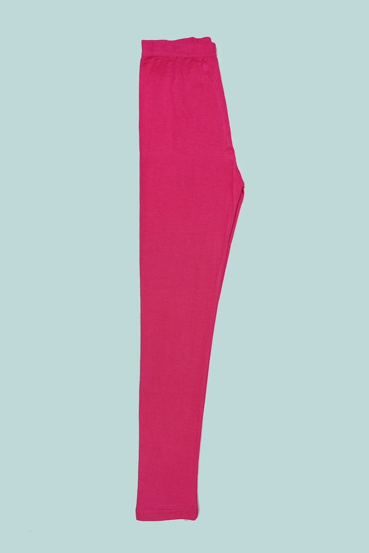 Ochre RTW Solids Cotton Tights Girls 1 Piece OJL-01-HOT-PINK - Summer Collection