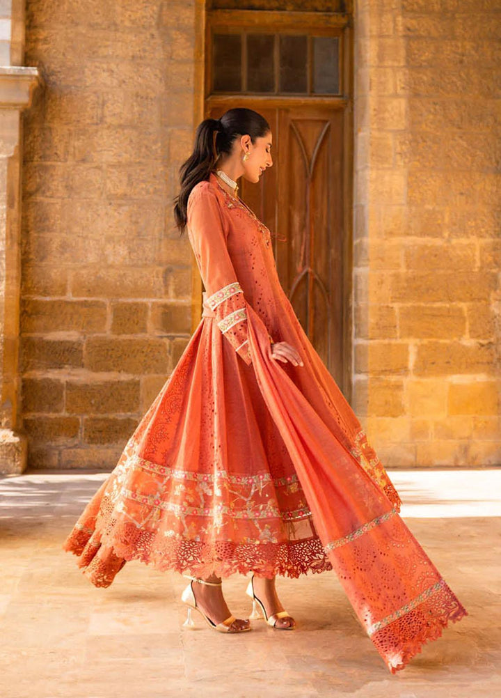 Hue Luxury Pret  Cotton Net 3 Piece Dress HUE23AF DHANAK